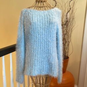 Lineamaglia baby blue made in Italy Sweater
